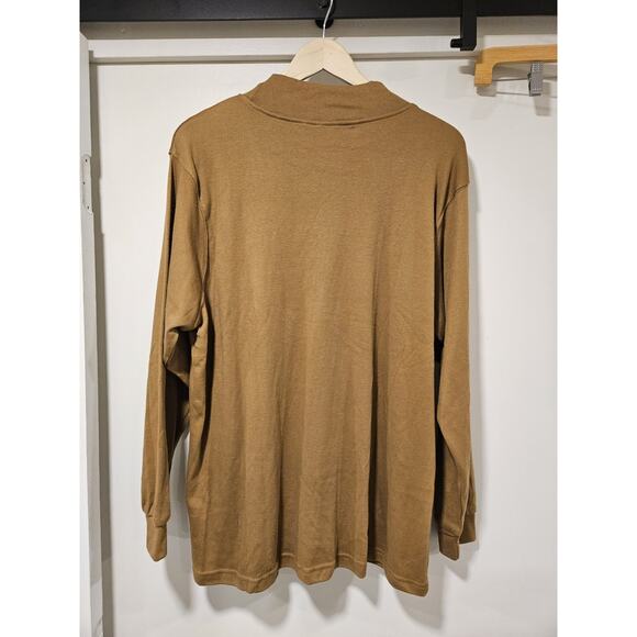 NWOT Allison Lane mock turtleneck, camel brown color, Size 3x - Picture 2 of 3